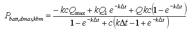 equations_P_batt,dmax,kbm