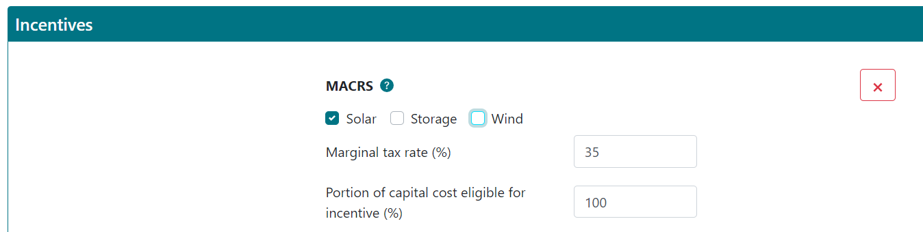 MACRS example