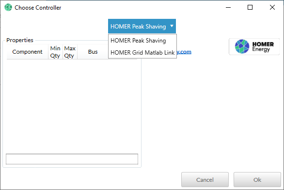 HOMER Grid Matlab controller