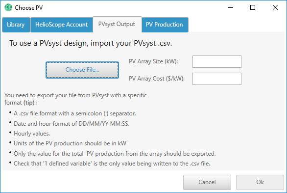 PVsyst design