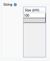 sizing